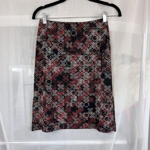 Vintage y2k A Byer stretch mini skirt black polka dot Small witchy autumn